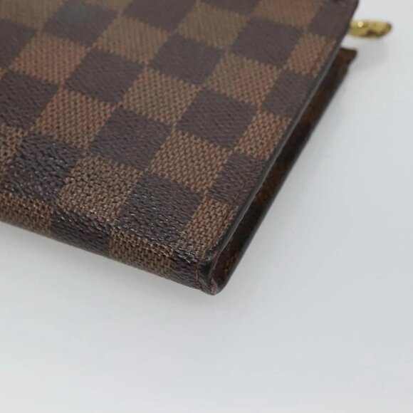 LOUIS VUITTON Damier Ebene Marais Pouch LV Auth BA953 - Picture 4 of 16
